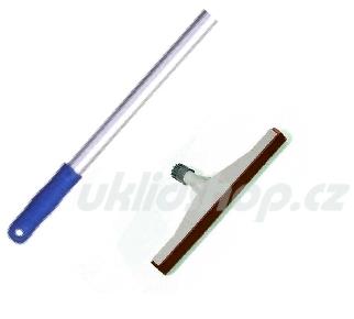 Súprava stierky na podlahu 45 cm plast + tyč 130 cm