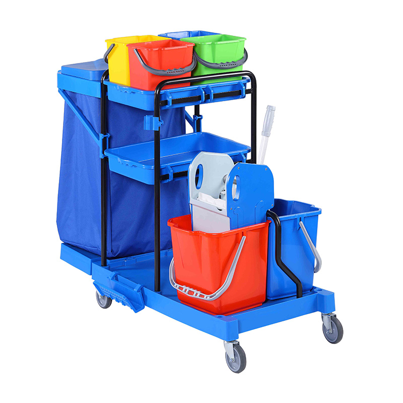 Dvojvedrový upratovací vozík COMPLETE 2x18 l