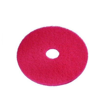 PAD kruhový strojný 13" (330 mm) červený 1ks