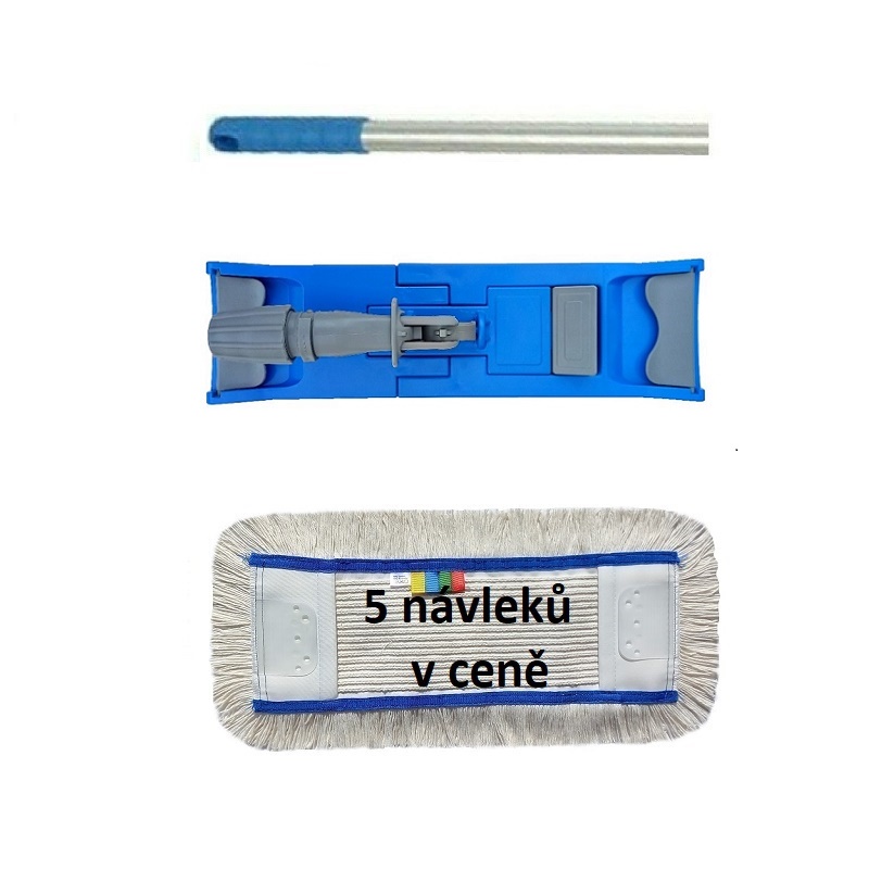 Mop zostava s 5 návlekmi FLIPPER UNI 40 cm TUFT